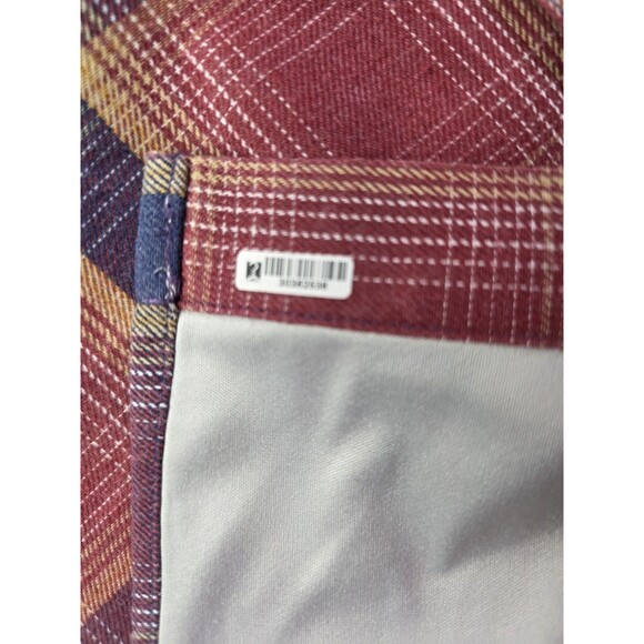 SOLARIS Men's Large Flannel Long Sleeve Button Up Shirt - Picture 7 of 8